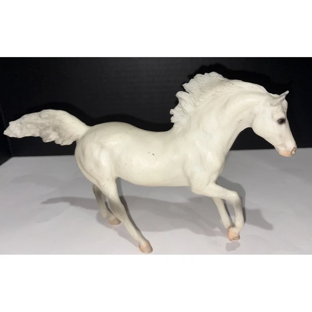 Vintage Breyer Andalusian Stallion Alabaster Horse Sears 1984 No 3060 Chris Hess